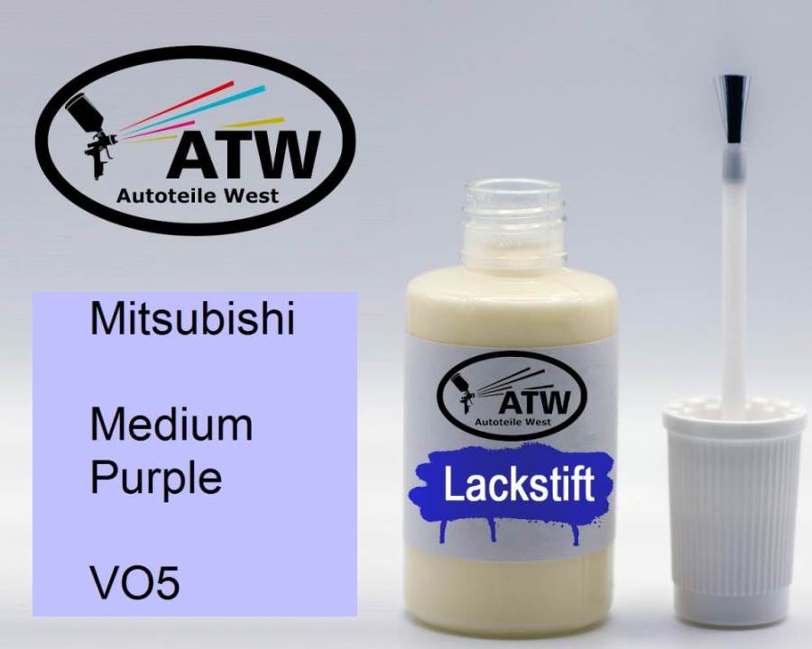 Mitsubishi, Medium Purple, VO5: 20ml Lackstift, von ATW Autoteile West.